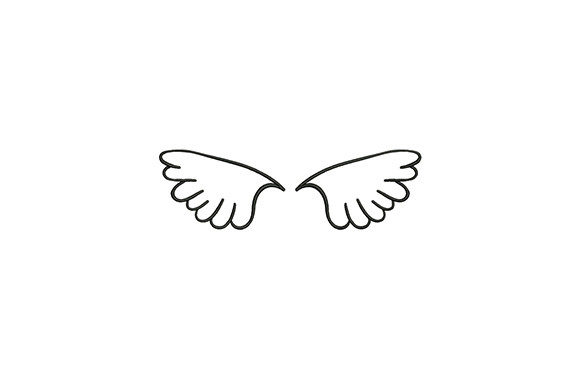 Cupid Wings Line Art Review