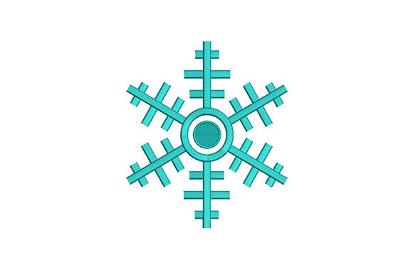 Enticing Snowflake: A Holiday Embroidery Gem