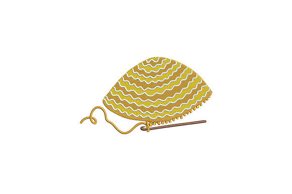 Knitting Needle Embroidery Design