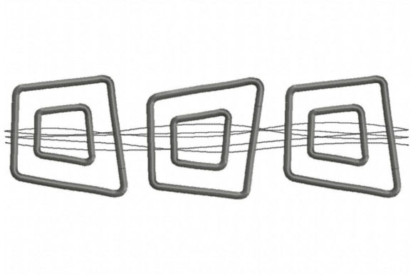 Square Donut: A Retro Twist for Seasonal Embroidery